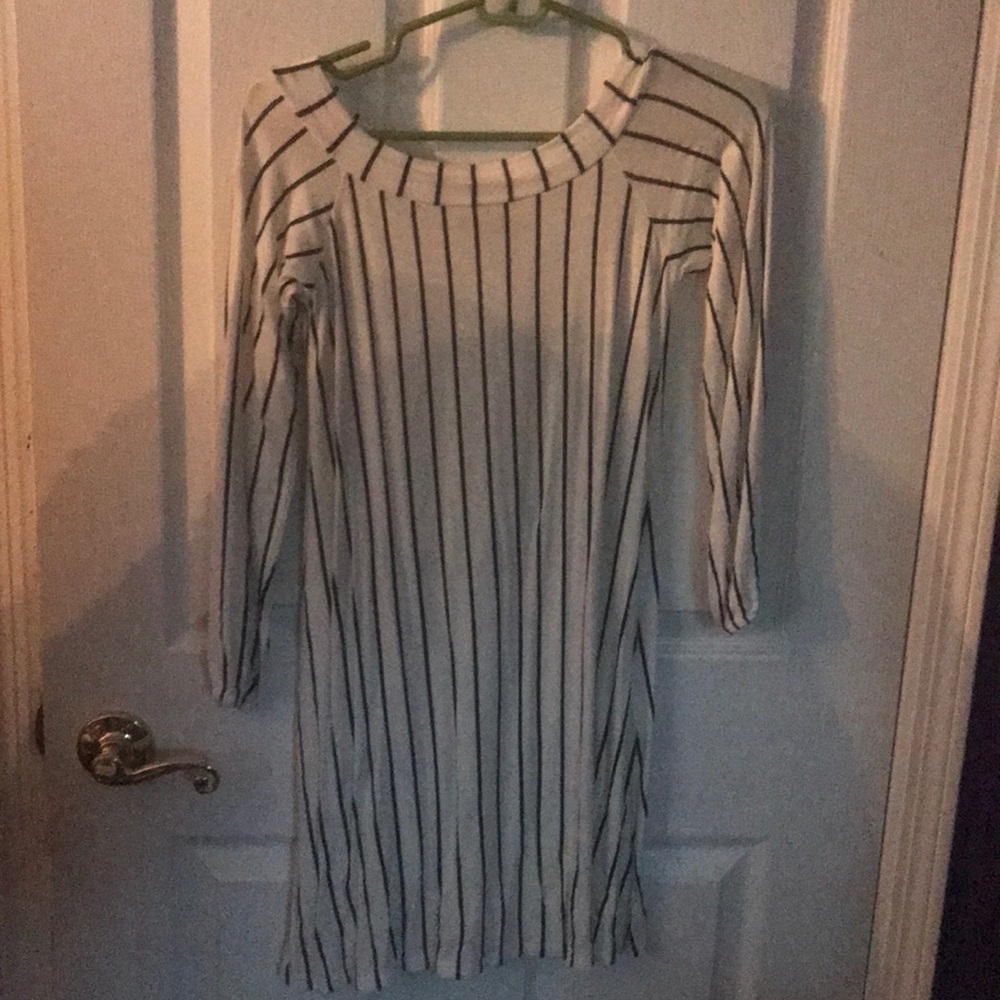 Boohoo off the shoulder dress!
